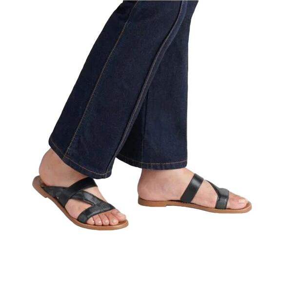 COACH HARLAN SLIP ON SANDALS IN BLACK - SIZE 10 - Picture 4 of 5